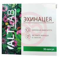 Алтлаб эхинацея капсулы 200мг 256мг №30 (бад). Фото