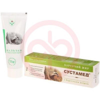 Сустамед барсучий жир биобальзам 75г. Фото