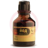 Йода раствор спиртовой 5% 25мл. Фото
