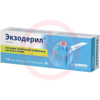 Экзодерил крем для наружного применения 1% 30г. Фото