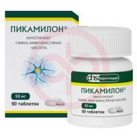 Пикамилон таблетки 50мг №90. Фото