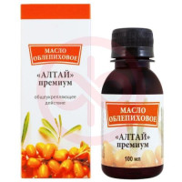 Алтай премиум масло 100мл облепиховое. Фото