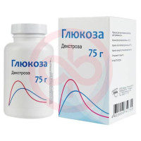 Глюкоза порошок для приготовления раствора для приема внутрь 75г 82.5г. Фото