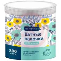 Комфорте палочки ватные №200 кругл.. Фото