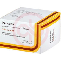 Урсосан капсулы 250мг №100. Фото