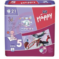 Белла беби хэппи подгузники детские №21 р 5 юниор 12-25кг. Фото