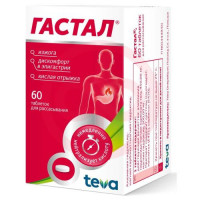 Гастал таблетки для рассасывания №60. Фото