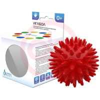 Иглбол массажер медицинский d 65мм цвет красный. Фото