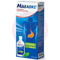 Маалокс суспензия для приема внутрь 250мл. Фото