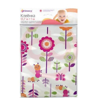 Клинса кидс клеенка подкладная рисунок пвх покр 0,7мх1м. Фото