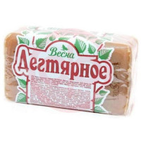 Весна дегтярное мыло туалетное 140г. Фото