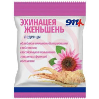 911 ваша служба спасения леденцы 50г эхинацея + женьшень + вит. с. Фото