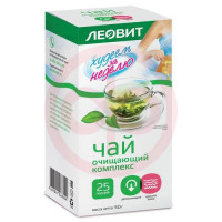 Леовит худеем за неделю чай 2г №25 очищ. комплекс. Фото
