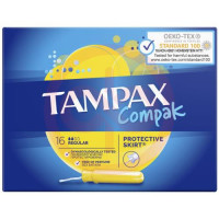 Тампакс компак тампоны №16 регуляр с апплик. Фото