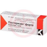 Постеризан форте мазь для ректального и наружного применения 25г в комплекте с аппликатором. Фото