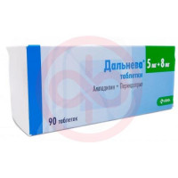 Дальнева таблетки 5мг + 8мг №90. Фото