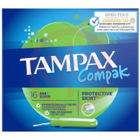 Тампакс компак тампоны №16 супер с апплик. Фото