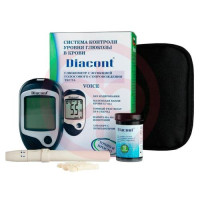 Диаконт войс глюкометр система контроля уровня глюкозы в крови. Фото