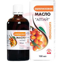 Облепиховое  масло для приема внутрь местного и наружного применения 100мл. Фото