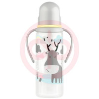 Лубби бутылочка с силиконовой соской 250мл с ручками 0мес +  /арт.11391/. Фото