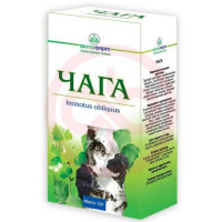 Целебная поляна чага чайный напиток 50г (березовый гриб). Фото