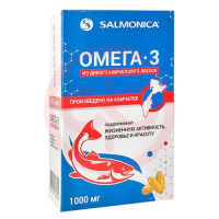 Салмоника омега-3 капсулы 1000мг №42 из дикого камчатского лосося. Фото