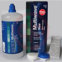 Мультивейв нью раствор для линз 350мл  + контейнер д/линз. Фото
