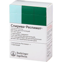 Спирива респимат раствор для ингаляций 0,0025мг/доза 4мл (60доз) в комплекте с ингалятором респимат®. Фото