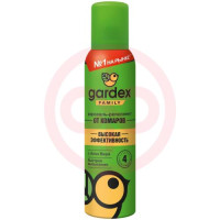 Гардекс фэмили аэрозоль-репеллент 150мл от комаров алоэ вера. Фото