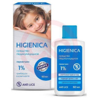 Хигиеника ср-во педикулицидное 1% 60мл. Фото