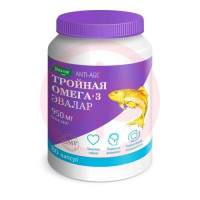 Эвалар анти-эйдж тройная омега-3 капсулы 950мг №80 бад. Фото
