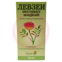 Левзеи экстракт жидкий экстракт для приема внутрь [жидкий] 25мл. Фото