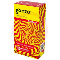 Ганзо экстаз презервативы №12 точечно-ребристые. Фото