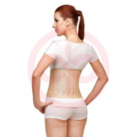 Польза бандаж корсетный поясн-крест р 5 /арт 1105/ беж. Фото