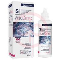 Акваоптик раствор для линз 120мл многофункцион.. Фото