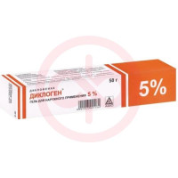Диклоген гель для наружного применения 5% 50г. Фото
