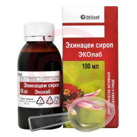 Эколаб эхинацеи сироп 100мл. Фото