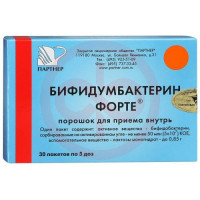 Бифидумбактерин форте порошок для приема внутрь 50 млн.кое/пакет 0,85 г№30. Фото