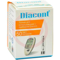 Диаконт тест-полоски №50. Фото
