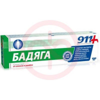 911 ваша служба спасения бадяга гель для тела 100мл от синяков и ушибов. Фото