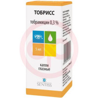 Тобрисс капли глазные 0.3% 5мл. Фото